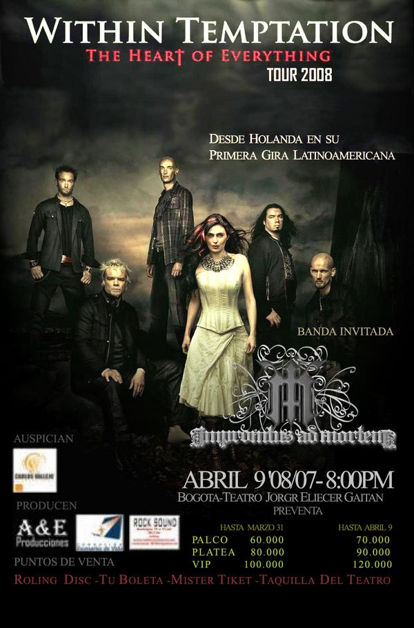 Whitin Temptation Tour